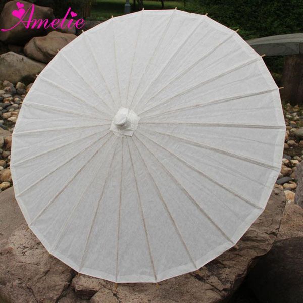 

other accessories art school children diy paint products handmade paper umbrella beach wedding guest gifts bride sun parasol 10pcs, White