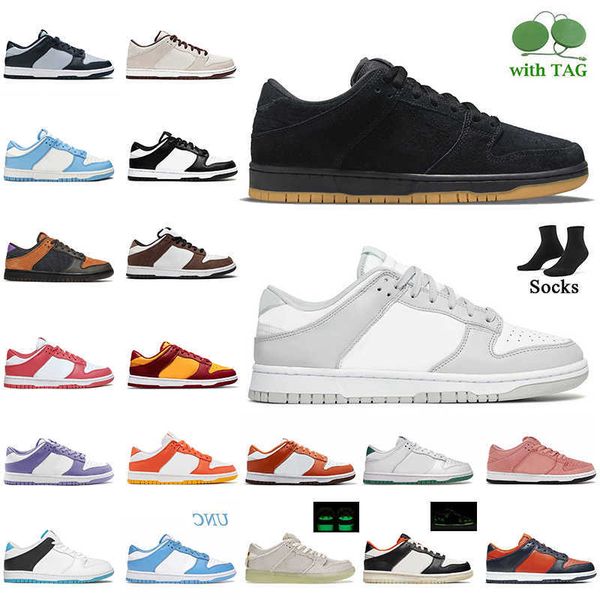

2022 fashion sb dunks low women mens running shoes fog black cool grey reverse mesa orange parra abstract art undefeated coast purple pulse