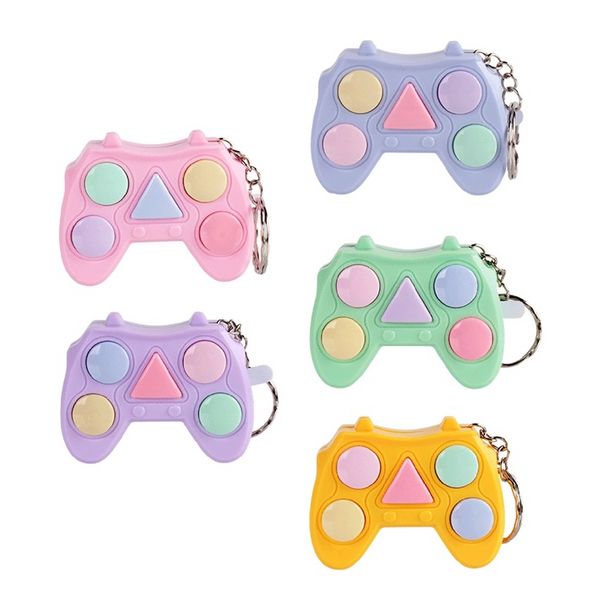 Atacado Jogo Lidar com Fidget Brinquedos Plásticos Relevante Stress Pad Hand Key Chave Acessórios para telefone celular Descompressão