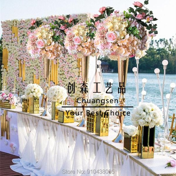 

party decoration tall flower vase wedding centerpiece holder lead road,party christmas stand