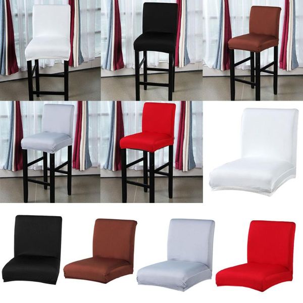 

chair covers blesiya solid color stretch removable dining stool cover slipcover