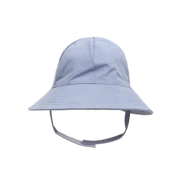 

caps & hats toddler kids solid color outdoor children uv-proof sun beach cap fisherman's hat, Yellow