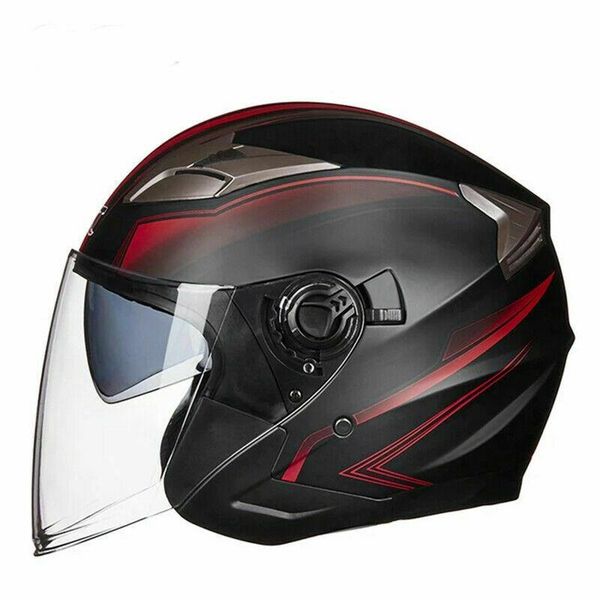 

motorcycle helmets dot open half face jet helmet motobike 3/4 scooter bike