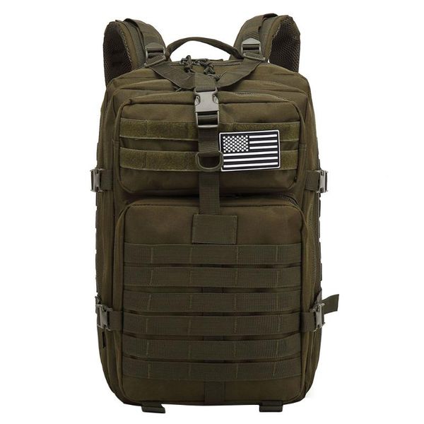 

backpack multifunction sports waterproof travel multi pocket adjustable strap outdoor large capacity camping military