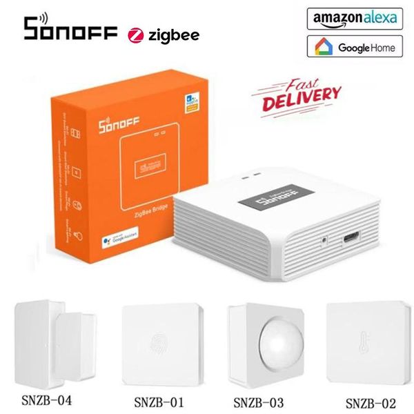 

smart home control sonoff zigbee series interruptor mini snzb automation module work with ewelink app alexa google