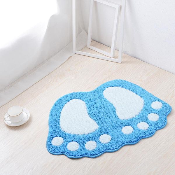 

cushion/decorative pillow foot print bath mats,non-slip bathroom carpet,mat toilet tapete para banheiro,bathroom rug pad carpets,microfiber