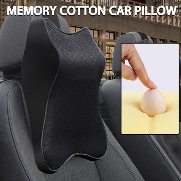 

memory foam car neck pillow head rest soft breathable seat cushion headrest support protection cushions