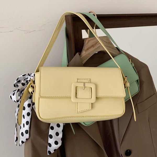 

evening bags simple style pu leather underarm for women small square pack luxury trend shoulder ins chic handbags trending hand bag