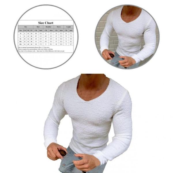 

men's casual shirts men pullover long sleeve male pure color close-fitting t-shirt shirt, White;black