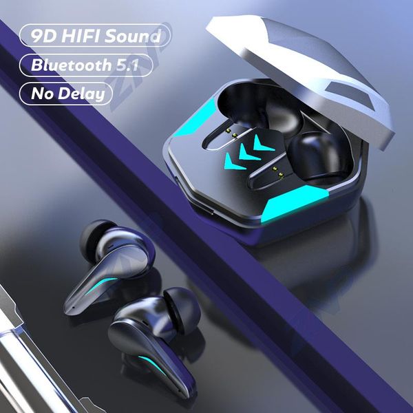 

headphones & earphones zuta gaming headsets 65ms low latency tws bluetooth 5.1 headphone sound positioning wireless earphone noise cancellin