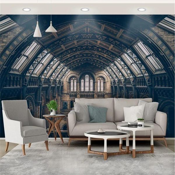 

wallpapers european church luxury architecture background wallpaper space extension wall paper 3d restaurant cafe industrial decor murals