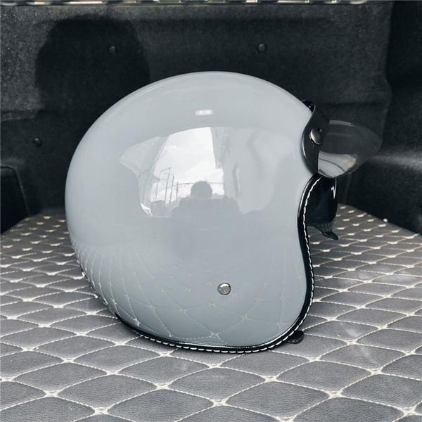 

motorcycle helmets helmet scooter bike open face half ece anti-uv safety hard hat motocross multiple color protect with inner len