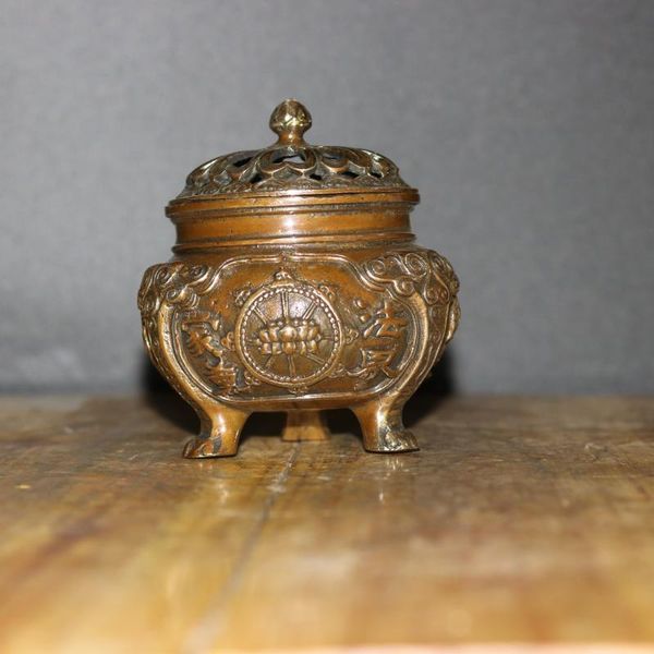 

fragrance lamps home christmas decorations gifts,antique collection old chinese copper censer/metal incense burner