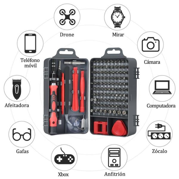 

tool organizers multi screwdriver set with 98 precision bit 115 in 1hand screwdrivers for computer pc mobile phone re