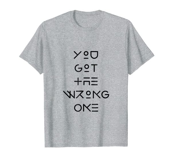 

ggt you got the wrong one black afrofuturism tshirt, White;black