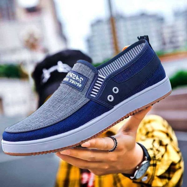

old beijing cloth shoes korean denim student bottom canvas low mentraining sneakers