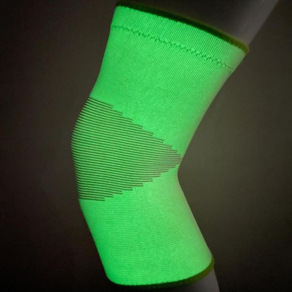 

elbow & knee pads comfortable lightweight luminous green high elasticity guard for cycling, Black;gray