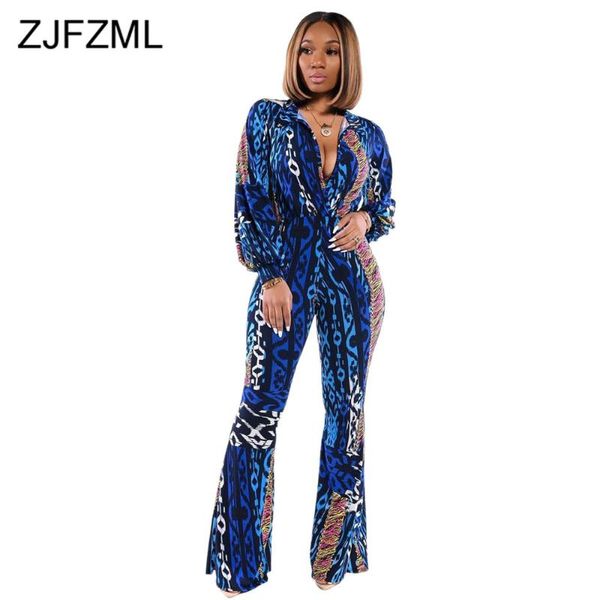 

women's jumpsuits & rompers leopard printed womens jumpsuit turn down collar long sleeve bandage bodysuit autumn deep v neck one piece, Black;white