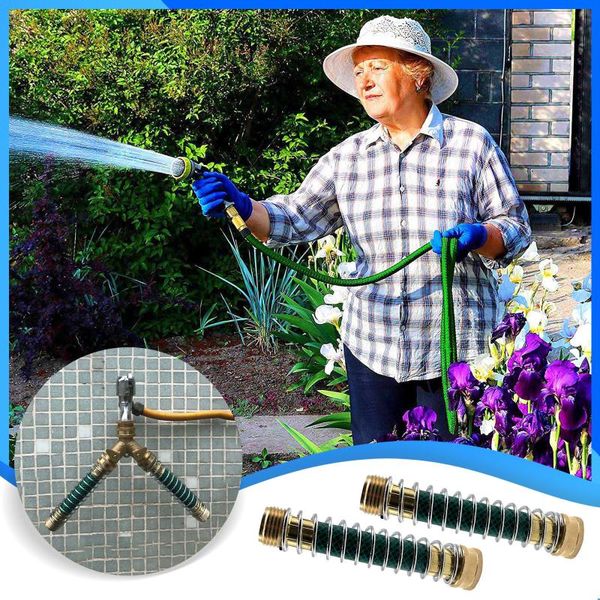 

watering equipments garden hose connector coiled spring protector with solid brass faucet hoses do podlewania i nawadniania
