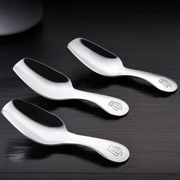 

spoons stainless steel coffee spoon ice cream creative tea shop mini tableware kitchen bar