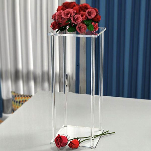 

party decoration acrylic crystal wedding road lead table flower rack birthday centerpiece cake stand event christmas background