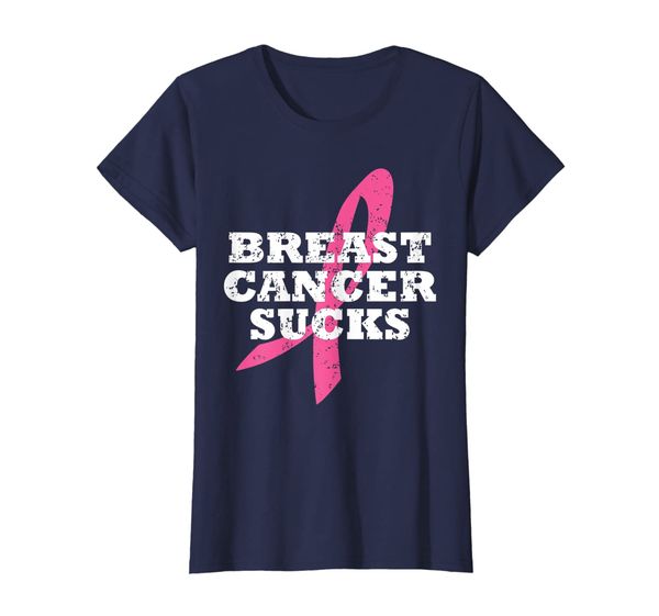 

womens breast cancer sucks i october women fight quote gift, White;black