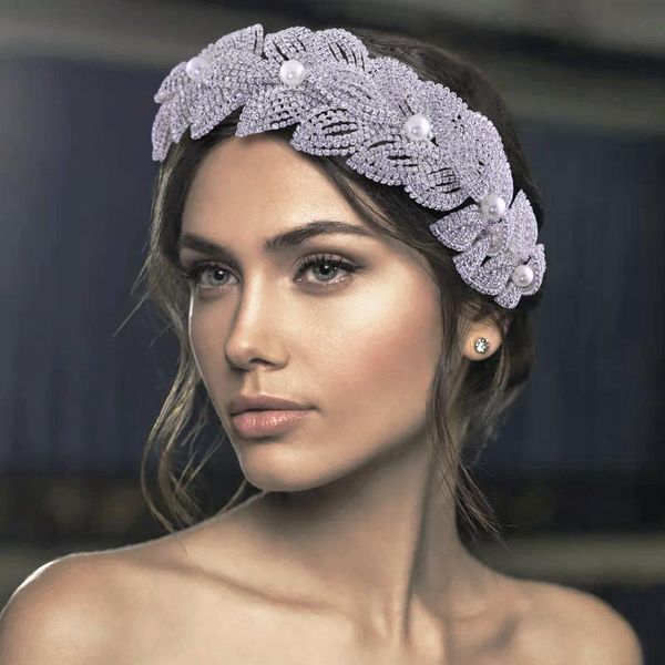 

hair clips & barrettes luxury bridal tiara crown cristal flower garland bohemia headbands wedding vines accessories, Golden;silver