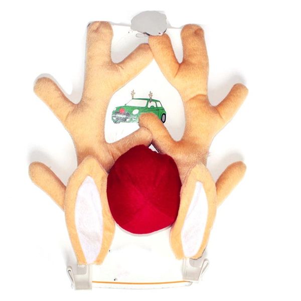 

interior decorations 3pcs christmas reindeer antlers and red nose car exterior decoration antler ornament for truck suv decor accessories