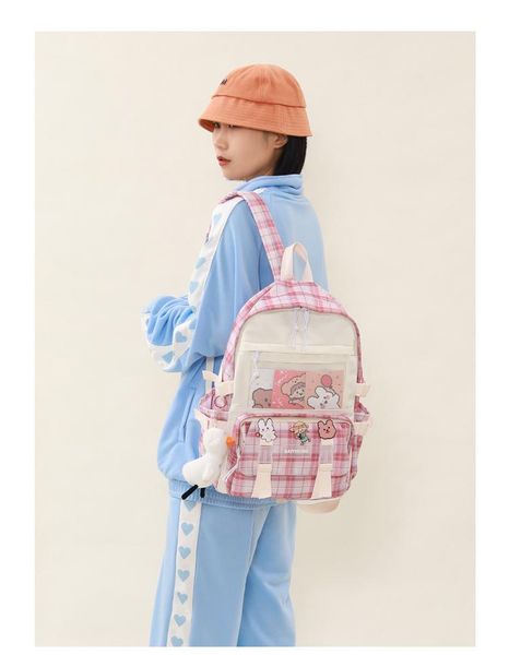 

backpack v3630 - leisure multi-function trend solid color large capacity