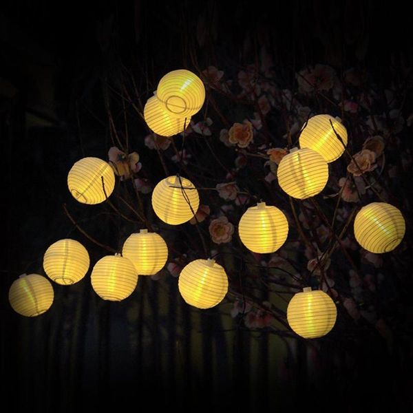 

strings garden outdoor solar fairy lights led festival lanterns hanging china celebration lamp waterproof landscape lighting