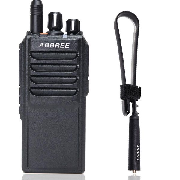 

walkie talkie abbree ar-25w uhf 400-480mhz output power 25w 10w 5w 10km range radio 4000mah battery & tactical antenna