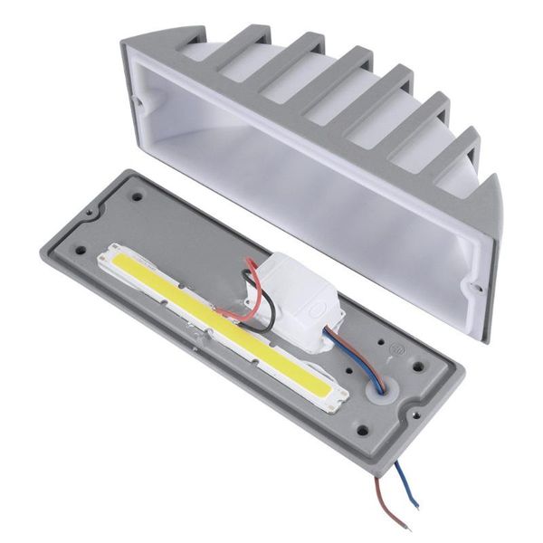 

ac85-265v cob led wall lamp 8w waterproof outdoor lighting decoration white or warm for yard,garden,mall lamps