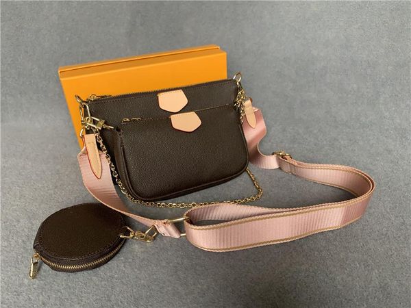 

3 wnf2 piece genuine designers bags women crossbody leather purses tote luxurys bag handbag, Red;black