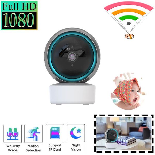 

mini cameras wifi camera security intelligent surveillance camcorder 1080p 360 degree ip cam night vision motion detection recorder