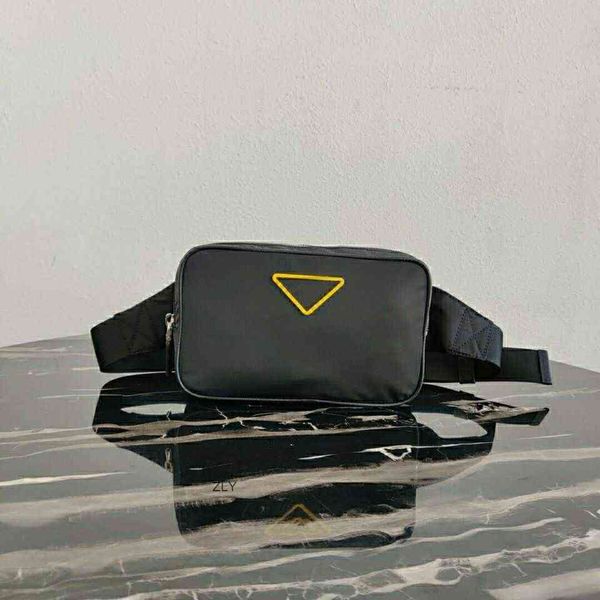 

foreign trade original single yellow triangle chest bag european station versatile waterproof nylon waist zly bags