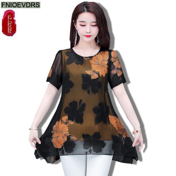 

women's blouses & shirts summer long blusas plus size women european fnioevdrs style design floral print vintage belly peplum blouse tu, White