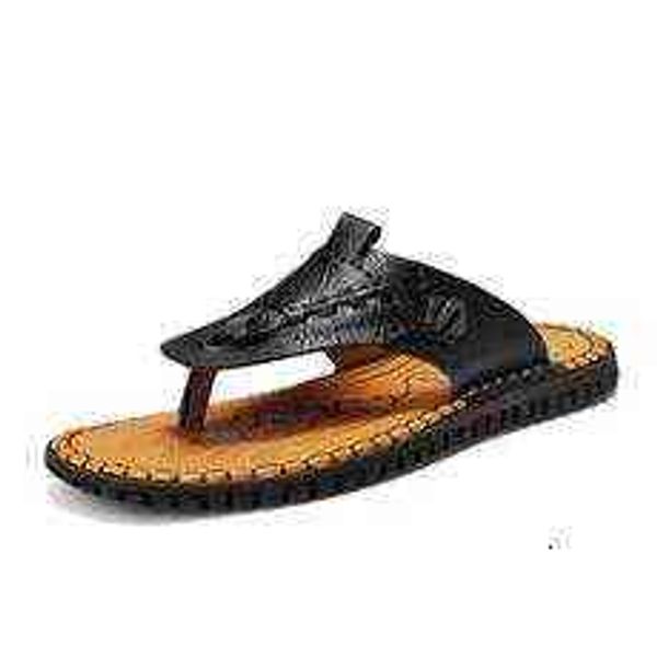 

tang zuo 1380 flip flops, , black and brown