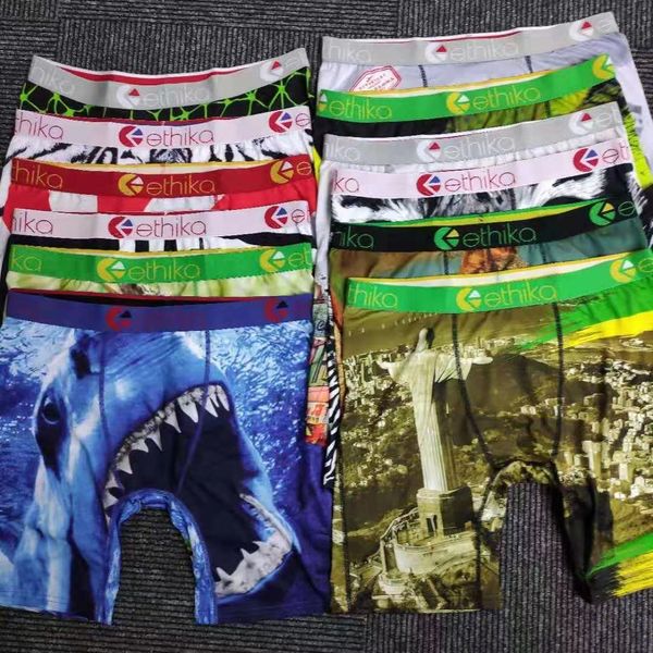 

ethika underpants, men's boxer beach swimming sports boxers, running and riding, available in random color, size s-2xl, large quantity, Black;white