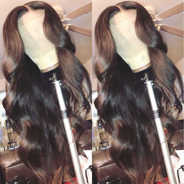 

26 inch long natural color lace front wig body wave human hair wigs for black women brazilian remy 4x4 lace closure wig pre plucked with bab