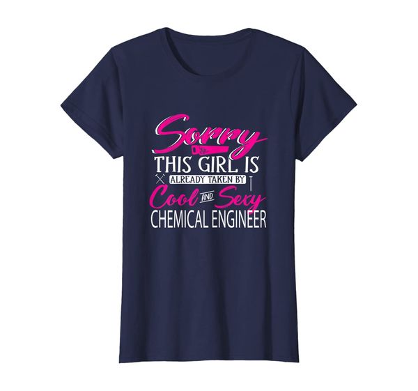 

Womens Chemical Engineer Girlfriend T-Shirt This Girl Is Taken, Mainly pictures