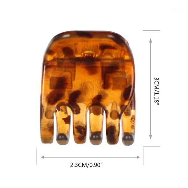 

24pcs plastic mini hair claw clamp non-slip jaw clips barrette styling tool f3mf1