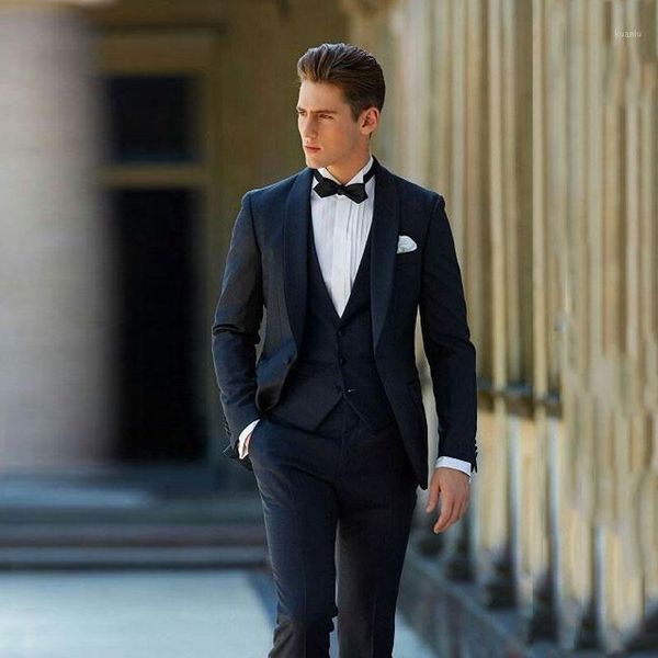 

men's suits & blazers latest coat pants designs men blazer 3 pieces formal man tuxedo groom for wedding costume homme terno masculino, White;black