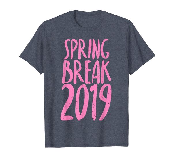 

spring break 2019 t-shirt girly group vacation shirt, White;black