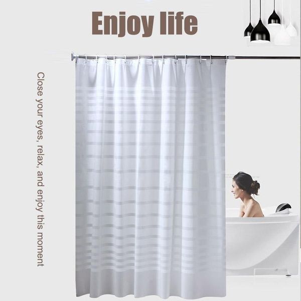 

white stripe waterproof mildewproof thicken bathroom curtain large mildew resistan jw shower curtains