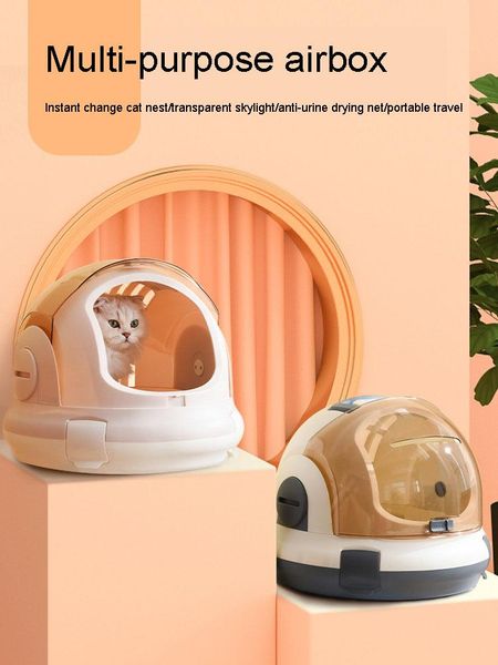 

cat carriers,crates & houses bag cage portable outside comfortable breathable transportation backpack dual purpose nest pet supplies