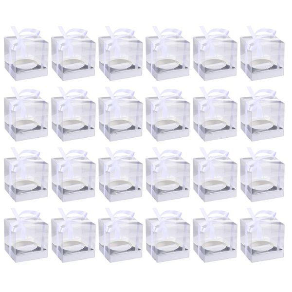 

pcs 1 bag folding packaging boxes nougat candy with ribbon environmental protection cake box gift wrap