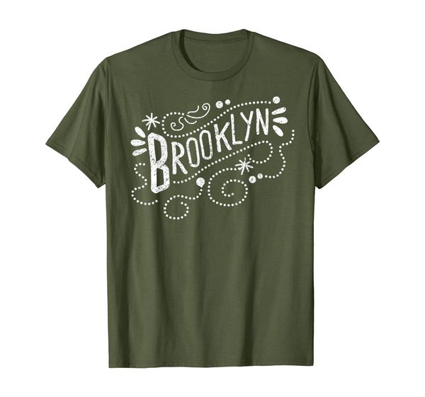 

Whimsical Brooklyn NYC Neighborhood Design T-Shirt, Mainly pictures