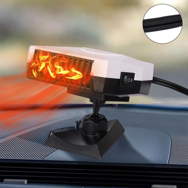 

handlebars car heater 12 v defrosting snow parking portable fan
