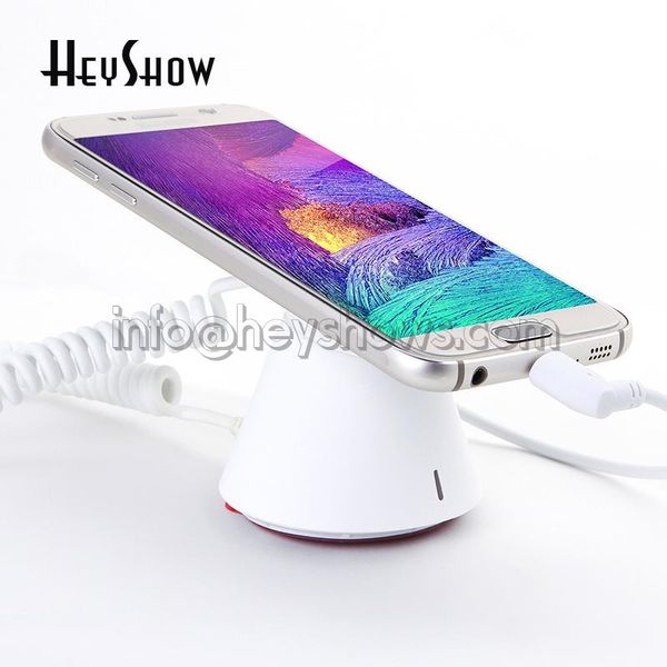 

password wireless control mobile phone anti-theft stand alarm white security holder display charging system black systems