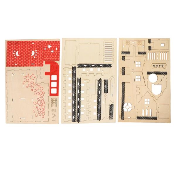 

small animal supplies durable hamster climbing ladder home plaything wooden house